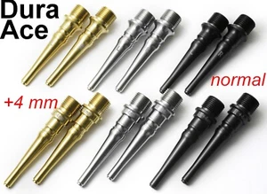 SHIMANO DURA ACE: 2 ejes de pedal de TITAN - 2 tipos - 2 longitudes de onda - 4 colores - Imagen 1 de 16