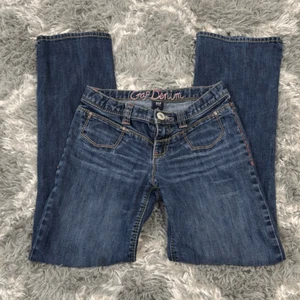 Gap denim girls lowrise jeans size 12 Rainbow stitching. Fits women’s Xs. Refe - Picture 1 of 8