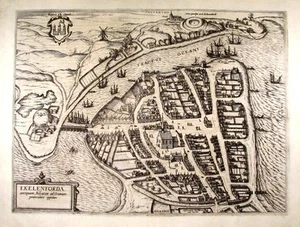 Antique map, Braun & Hogenberg, Ekelenforda - Picture 1 of 1