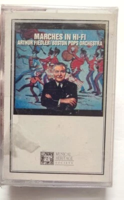 Marches in HI-FI Arthur Fielder & Boston Pops Orchestra BRAND NEW Cassette tape - Image 1 of 4