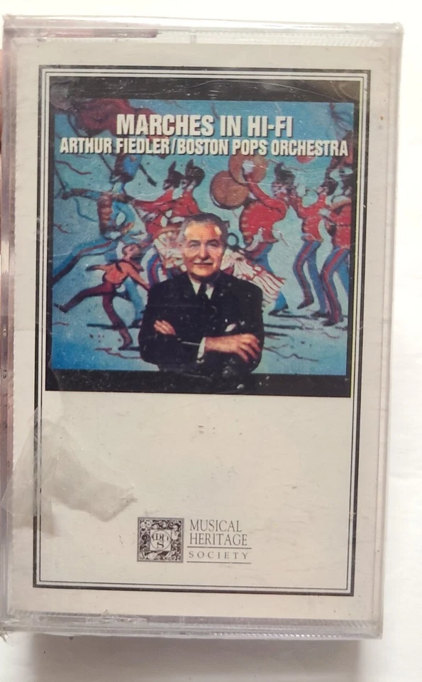 Marches in HI-FI Arthur Fielder & Boston Pops Orchestra BRAND NEW Cassette tape - Image 1 of 4