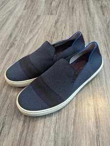 Rothy’s The Original Slip On Sneaker Women’s Shoes Navy Blue Size 7.5 Rothys - Picture 1 of 16