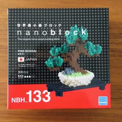 Nanoblock Pine Bonsai Tree Building Kit NBH133 NIB Kawada Japan - Image 1 of 3
