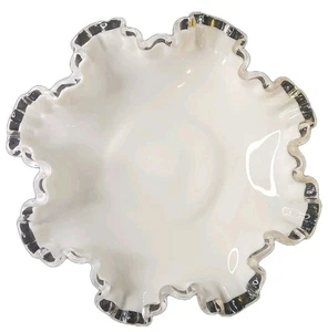 1940 Fenton Silver Crest Süßigkeiten/Relish/Schmuckschale - Bild 1 von 3