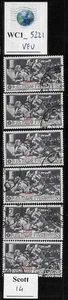 WC1_5221. AEGEAN COLONIES. Lot of 50 cent. 1930 FERRUCCI. Scott 14. Used - Picture 1 of 1