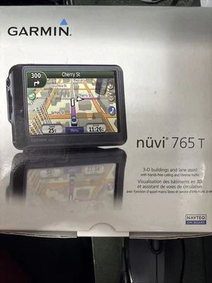 Garmin nuvi 765T GPS 2017 US CAN MEX EUR S. AMERICA AUS NZ Lifetime Traffic 8GB - Image 1 of 3