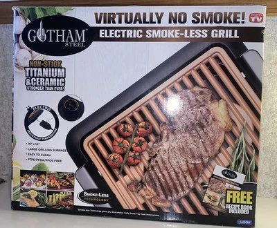 NEW -Gotham Steel Electric Smokeless Indoor Grill Size Small 1618FEMDBY - Image 1 of 4