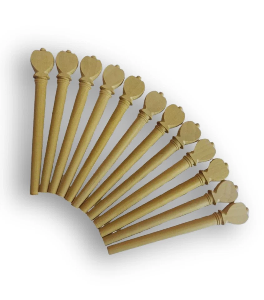 AAA Quality Lute Pegs (Set of 13) | Hand Finished, Ebony, Box And Rose Wood  |01 - Image 1 of 4