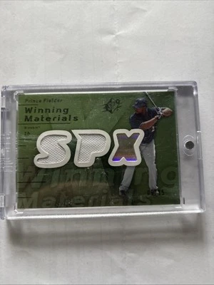 2007 SPx - Winning Materials Prince Fielder #WM-PF Green /15 (MEM) - Image 1 of 4
