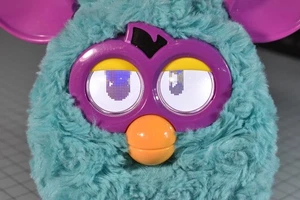Hasbro Furby Boom interaktive elektronische lila blau türkis gelb 2012 FUNKTIONIERT - Bild 1 von 9