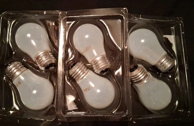 6 GE A15 Ceiling Fan Bulbs 40W B100• - Image 1 of 3