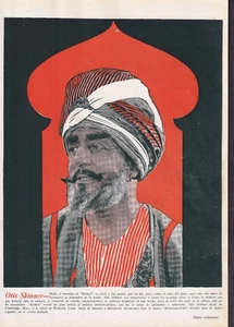 2-sided 1920's Ad for silent film actors Otis Skinner & Owen Moore - Picture 1 of 2