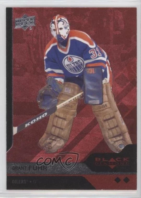 2013-14 Upper Deck Black Diamond Star Rubies /50 Grant Fuhr #117 HOF - Image 1 of 2