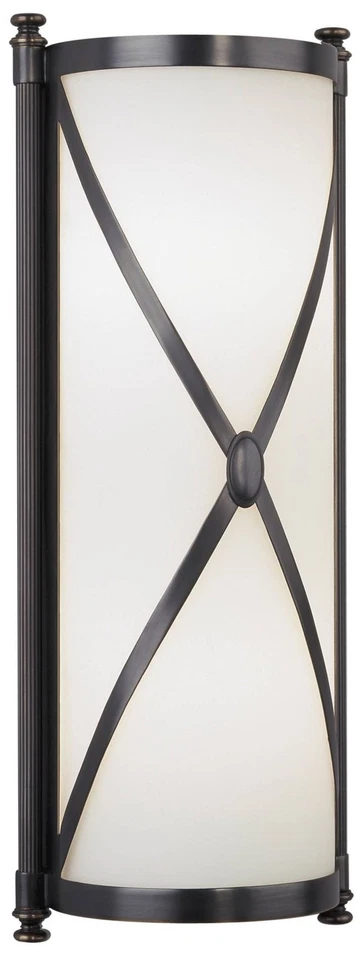 Aplique de pared Robert Abbey Drexel 16 3/8" alto bronce ADA Foto 1 de 1