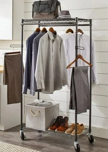 Better Homes & Gardens Double Hanging Garment Rack, Clothing Rack, Storage - Picture 1 of 6