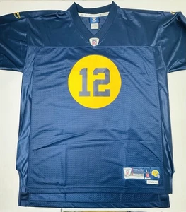 Green Bay Packers Aaron Rodgers Reebok #12 Throwback Stitched ACME Jersey Sz 48 - Picture 1 of 8