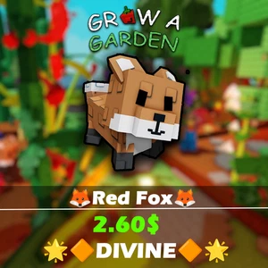 🟢ONLINE🟢|🦊Red Fox🦊|🌟🔶DIVINE🔶🌟| Grow a Garden🌱| Fast🚀| - Picture 1 of 1