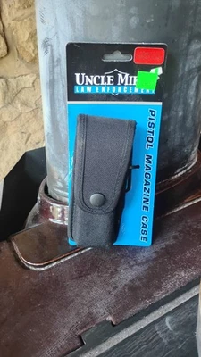 Uncle Mikes Pistol Magazine Case Black Nylon Double Stack - Image 1 of 4