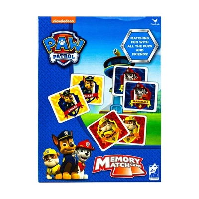 Cardinal Boardgame Paw Patrol Memory Match Game Box Fair/EX - Image 1 of 2
