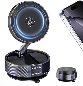 Magnetic Phone Holder For Car 78+ Lbs Vacuum Suction Cup Mount For Magsafe 360 - Zdjęcie 1 z 5