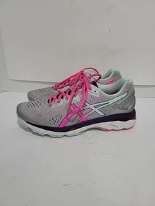 ASICS T696N GEL-KAYANO 23 GRAY/PINK ATHLETIC RUNNING LADIES 10 SHOES - Picture 1 of 5