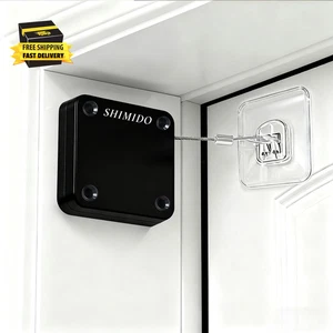 Upgraded Retractable Automatic Door Closer - Tool-Free Installation, Powerful 3. - Picture 1 of 9