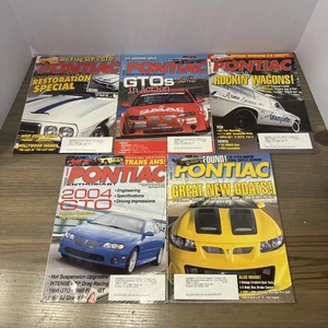 Pontiac Enthusiast Magazine Lot of 5 (2000s) 2004 GTO, Trans Am, Wagons - Bild 1 von 6