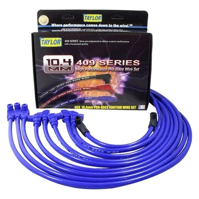 Taylor Cable 79681 409 Spiro Pro Ignition Wire Set Chevy Small Block V8 Foto 1 de 3
