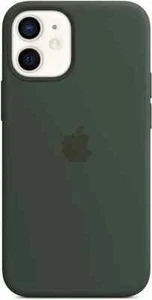 OFFICIAL GENUINE APPLE IPHONE 12 MINI SILICONE COVER MAGSAFE CASE - CYPRUS GREEN - Picture 1 of 13