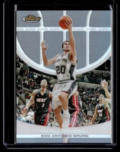 2005-06 Topps Finest Refractors Manu Ginobili 248/349 San Antonio Spurs #57 - Picture 1 of 2