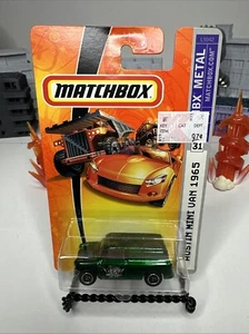 MATCHBOX # 31 GREEN 1965 AUSTIN MINI VAN Rare Metal Chase - Picture 1 of 12
