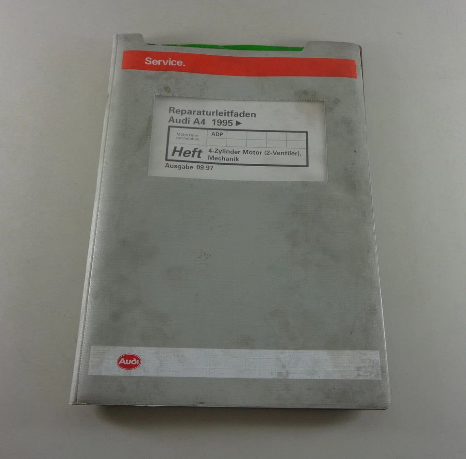 Manual De Taller Audi A 4 / A4 Motor De 4 Cilindros / 2 Válvulas Desde 1995 - Imagen 1 de 1