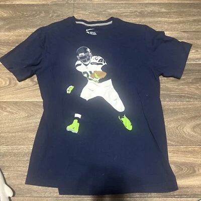 Camiseta Nike Calce Regular Marshawn Lynch Seattle Seahawks Para Hombre Grande #A Foto 1 de 4