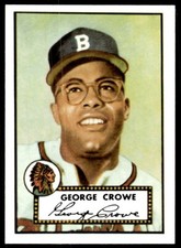 1983 Topps 1952 Reprint Series George Crowe NMMT COND Boston Braves #360