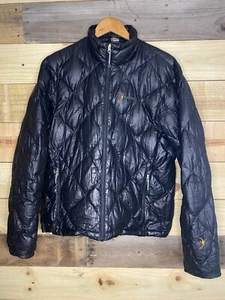 Moonstone Goose Down Puffer Vest Jacket Black Full Zip Outdoors Womens Xl Read - Picture 1 of 12