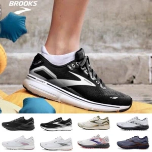 NUEVO Brooks Ghost 15 Unisex Zapatos para Correr Negros/Plateados Acolchados Tenis para Carretera - Imagen 1 de 29