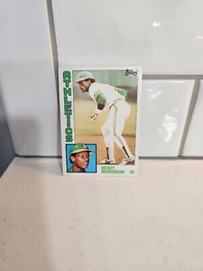 1984 Topps #230 Rickey Henderson Oakland Athletics (HOF) 
