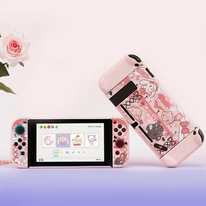 Geekshare Nintendo Switch Protetive Case HardShell Pink Cover Skin Gothic Bunny - Picture 1 of 8