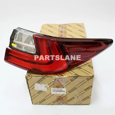 Lámpara combinada trasera derecha lente y cuerpo Lexus ES350 ES300h OEM 81551-33740 Foto 1 de 2