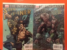 The Initiative: Sub-Mariner 3 & 5 Complete Your Series Set! Namor Wolverine 2007