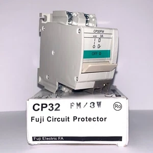 ¡¡¡Nuevo en caja!!! Protector de circuito eléctrico Fuji de 2 polos y 3 amperios (#CP32FM/3W) - Imagen 1 de 8
