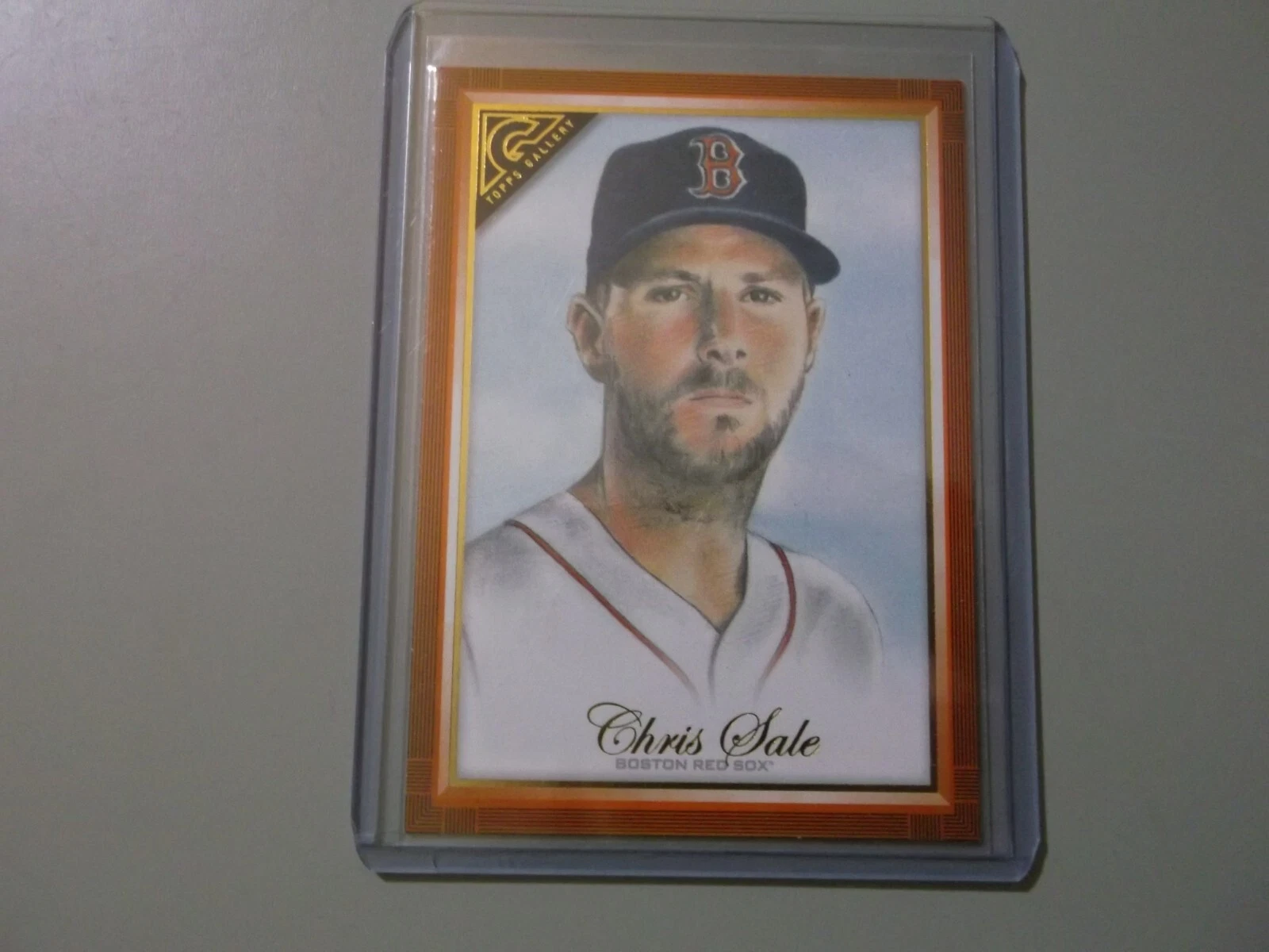 2019 Topps Gallery Baseball #140 CHRIS SALE Orange Parallel #11/25 BOSTON