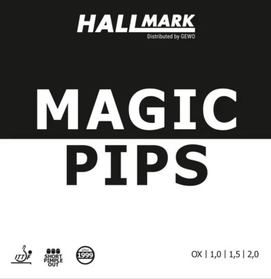 Hallmark Short pips-out Magic Pips rubber - Image 1 of 2