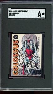 Colossus - #2 - 1986 Comic Images Marvel Sticker - SGC A - Authenticated Card - Picture 1 of 2