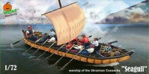 1/72 "Seagull" warship of the Ukrainian Cossacks Garbuz Models 72-002 Model Kit - Picture 1 of 11
