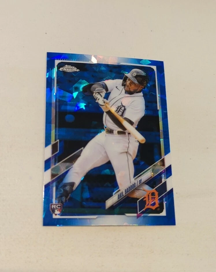 2021 Topps Chrome Sapphire Akil Baddoo RC US196 - Image 1 of 2