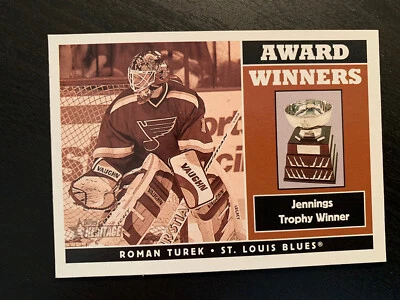 2000-01 Topps Heritage Roman Turek Award Winners #241 St. Louis Blues Card - Image 1 of 2