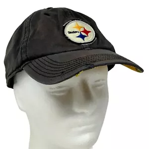 Mütze Kappe Distressed Pittsburgh Steelers flexibel tailliert L/XL schwarz Old Orchard Beach - Bild 1 von 14