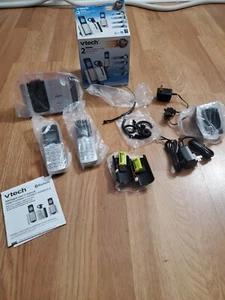 VTECH DS6671-3 Cordless Phones-2 Handsets Connect to Cell Answering Systems READ - Picture 1 of 7