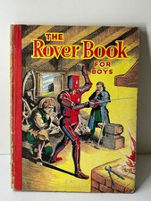 The Rover Book For Boys (D.C Thomson & Co. Ltd, Hardback , 1950's)